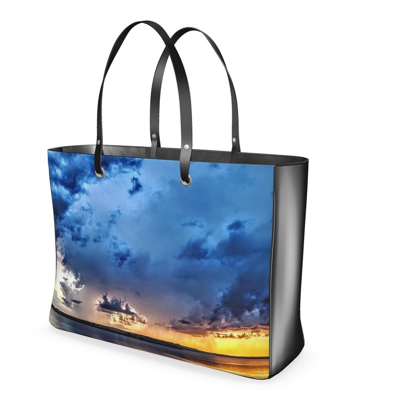 Blue Sunset Handbag - Vinyl