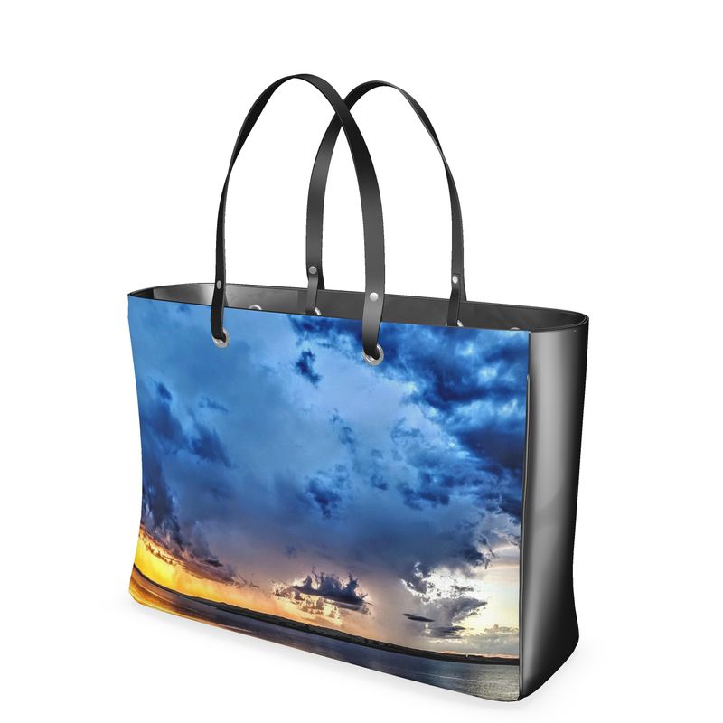 Blue Sunset Handbag - Vinyl