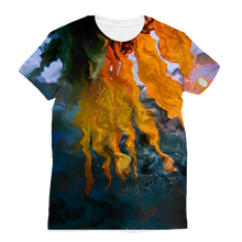 Load image into Gallery viewer, Sunflower in Headlights Classic Sublimation Women&#39;s T-Shirt
