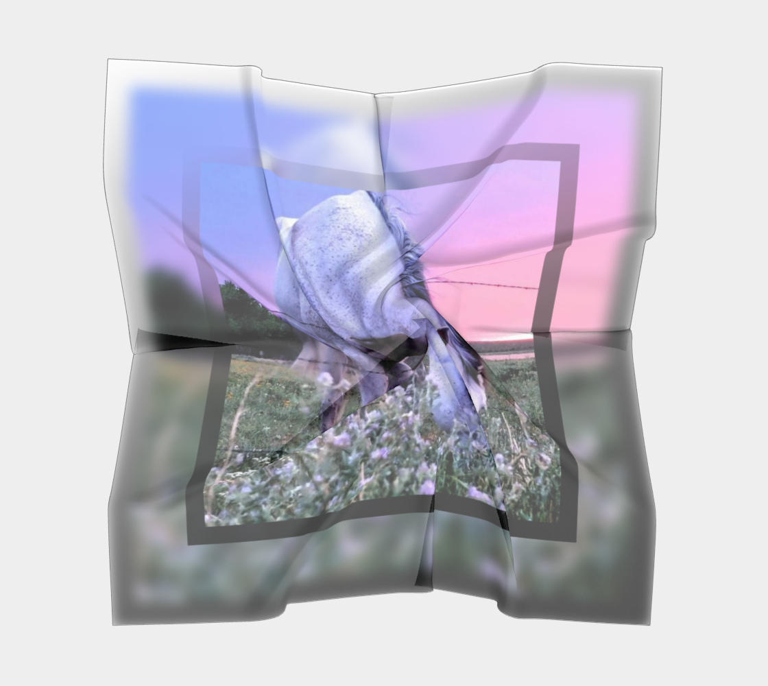 Horse at Sunset Scarf