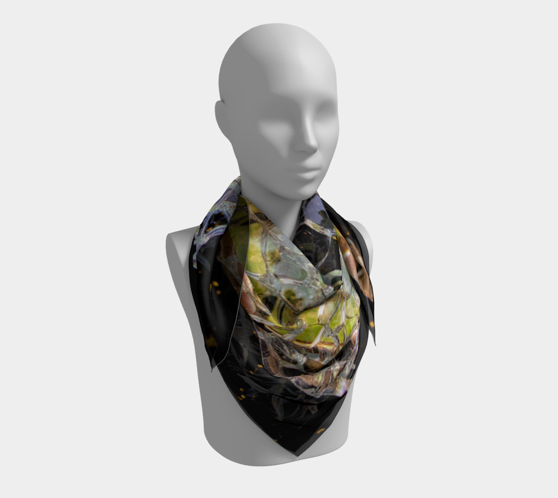 Cracked. Broken. Beautiful.  Gold Sparkle.